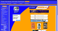 Desktop Screenshot of geomatyka.netwww.geodezja.pl