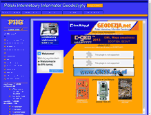 Tablet Screenshot of geomatyka.netwww.geodezja.pl