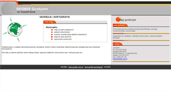 Desktop Screenshot of geobis.geodezja.pl