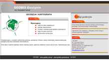 Tablet Screenshot of geobis.geodezja.pl