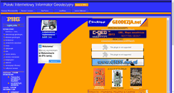 Desktop Screenshot of geodezja.net